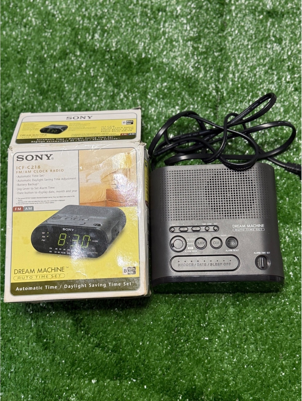 Sony ICF-C218 Dream Machine FM/AM Clock Radio | Tested and Working